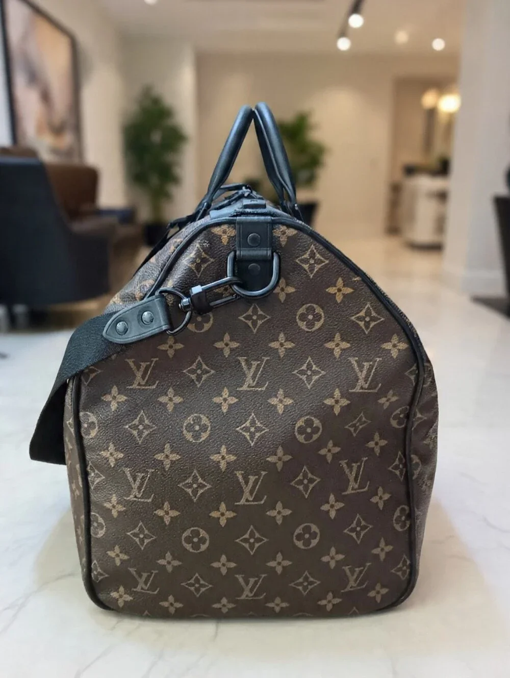 Louis Vuitton Limited Edition 🦄Waterproof Brown Monogram Keepall 55